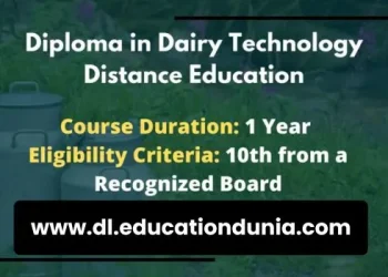 Diploma in Dairy Technology Distance Education