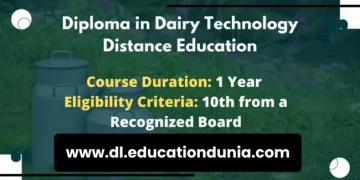 Diploma in Dairy Technology Distance Education