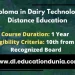 Diploma in Dairy Technology Distance Education
