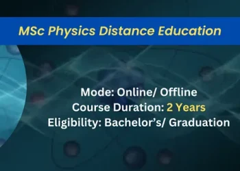 MSc Physics Distance Education Admission