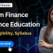 M.Com Finance Distance Education